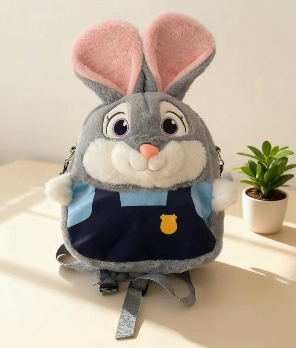 Cute Rabbit Plush Kids Backpack 3+ Years Children Cartoon Animal Backpack